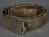 German WWII Imperial Black Leather Belt