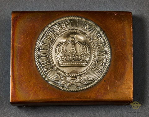 German WWI Imperial Army Buckle from Saxony