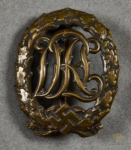 German WWII DRL Sports Badge in Bronze