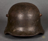WWI German Model 1916 Combat Helmet with Veteran Bring Back Info