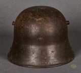 WWI German Model 1916 Combat Helmet with Veteran Bring Back Info