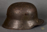 WWI German Model 1916 Combat Helmet with Veteran Bring Back Info