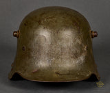 WWI German Model 1916 Combat Helmet with Veteran Bring Back Name