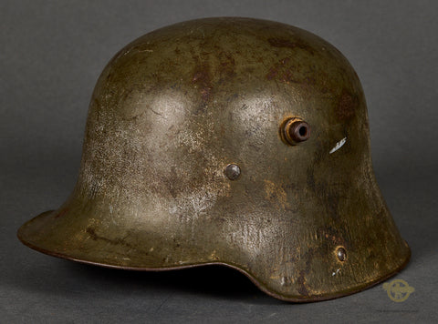 WWI German Model 1916 Combat Helmet with Veteran Bring Back Name