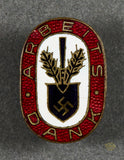 German RAD "Arbeits Dank" Pin Back