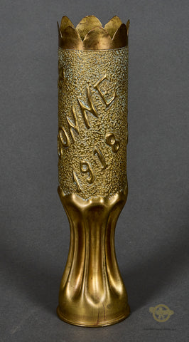 WWI French Trench Art Field Gun Shell