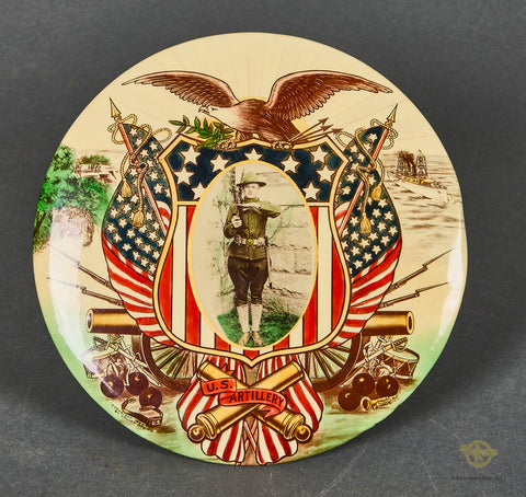 WWI Era Celluloid Button or Plaque
