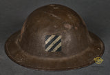 US WWI Dough Boy Helmet for 3rd Division