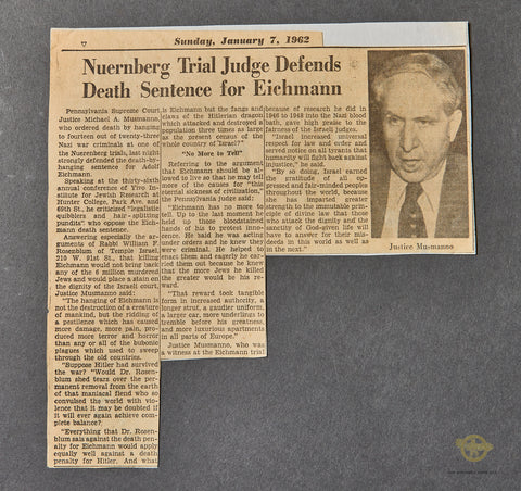 Interesting Adolf Eichmann Grouping