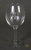 German WWII Adolf Hitler Crystal Wine Goblet