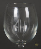 German WWII Adolf Hitler Crystal Wine Goblet