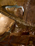 WWII British Combat Helmet with Rain Cover and Neck Flap