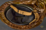 WWII British Combat Helmet with Rain Cover and Neck Flap