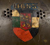 Third Reich Luftschutz Reissue Helmet to Bulgarian Forces