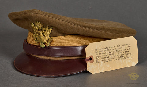 Personal Visor Cap for US Army Brigadier General William Hesketh