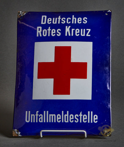 German Red Cross (DRK) Enamel Sign