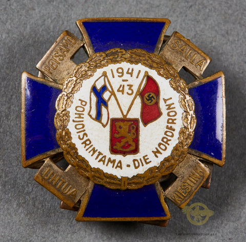 1941-1943 Commemorative German/Finnish North Front Badge