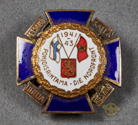 1941-1943 Commemorative German/Finnish North Front Badge
