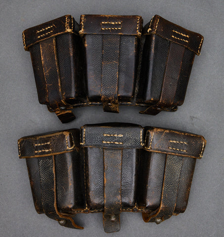 German WWI Set of Two 98K Ammo Pouches