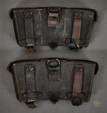 German WWII Set of 98K 3 Pocket Ammo Pouches