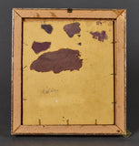 German WWII Framed Painting of Werner Mölders