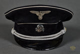 Allgemeine SS Officer Visor Cap, Named, Officer Upgrade