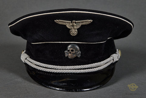 Allgemeine SS Officer Visor Cap, Named, Officer Upgrade