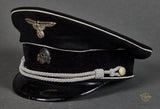 Allgemeine SS Officer Visor Cap, Named, Officer Upgrade