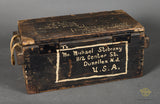WWII German Wooden 13MM MG131 Ammo Box Used as “Send Home” Box