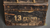 WWII German Wooden 13MM MG131 Ammo Box Used as “Send Home” Box