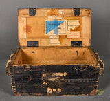 WWII German Wooden 13MM MG131 Ammo Box Used as “Send Home” Box