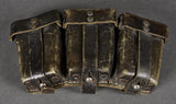 German WWII 98K Three Pocket Ammo Pouch