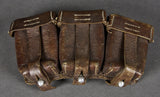 German WWII Luftwaffe 98K Three Pocket Ammo Pouch