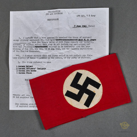 Veteran Bring Back German WWII NSDAP Party Armband