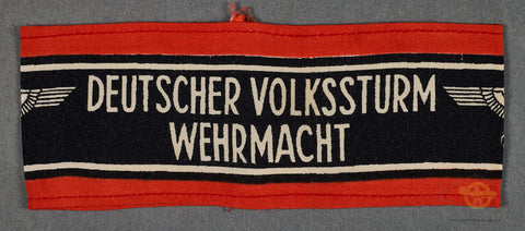 German WWII Deutscher Volkssturm Wehrmacht Armband