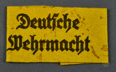 German WWII Armband for Deutsche Wehrmacht