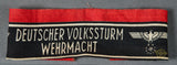 German WWII Deutscher Volkssturm Wehrmacht Armband