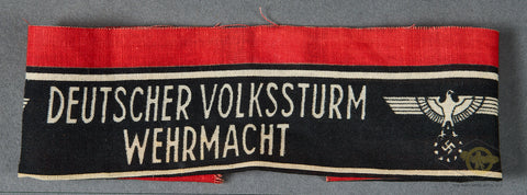 German WWII Deutscher Volkssturm Wehrmacht Armband