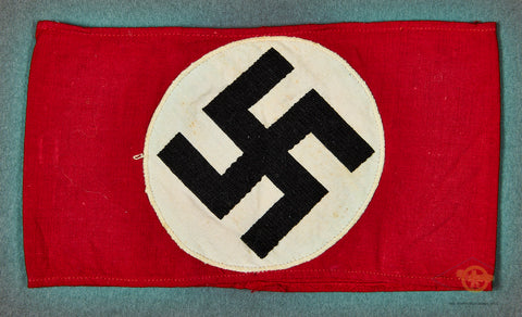 German WWII Party Cloth Armband for Brownshirt