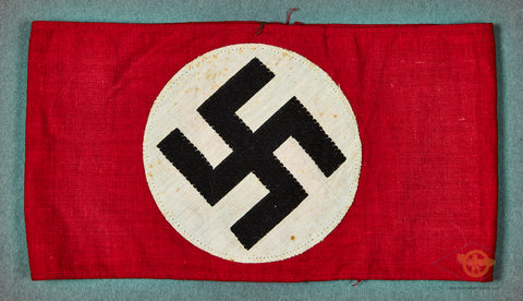 German WWII Party Cloth Armband for Brownshirt