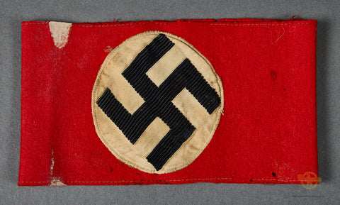 Veteran Bring Back German WWII NSDAP Wool Armband for Tunic