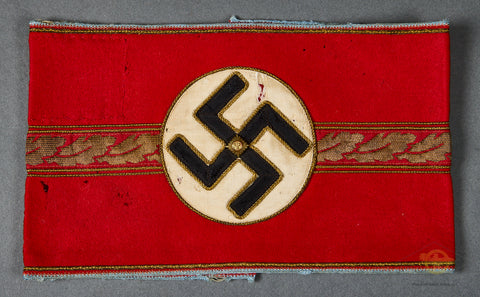 German WWII Orts Level (Highest Ort Level) Political Leader Armband