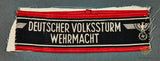 German WWII Deutscher Volkssturm Wehrmacht Armband