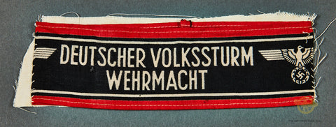 German WWII Deutscher Volkssturm Wehrmacht Armband