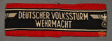 German WWII Deutscher Volkssturm Wehrmacht Armband