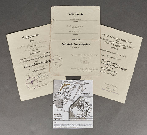 Three Document Grouping for Army Infantry Senior Corporal