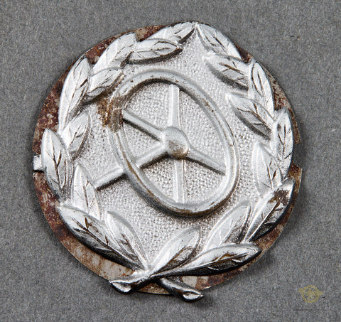 German WWII Driving Qualification Badge in Silver