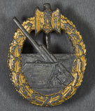 German WWII Kriegsmarine Coastal Artillery Badge