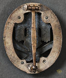 German WWII Numbered General Assault Badge for 50 Assaults, by Rudolf Karneth