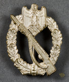 German WWII Infantry Assault Badge in Silver